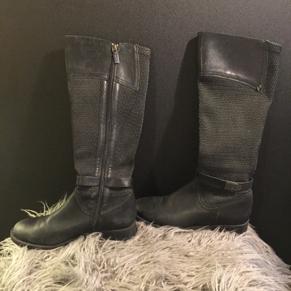 Blondo black leather boots